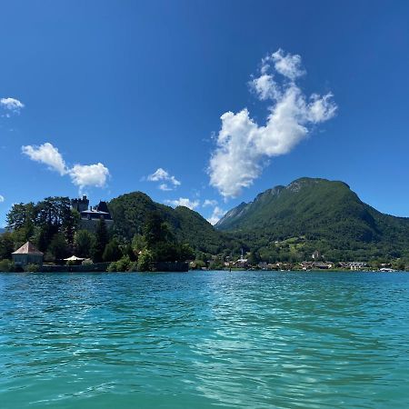 Duplex A 120 M Du Lac D'Annecy Duingt Eksteriør billede