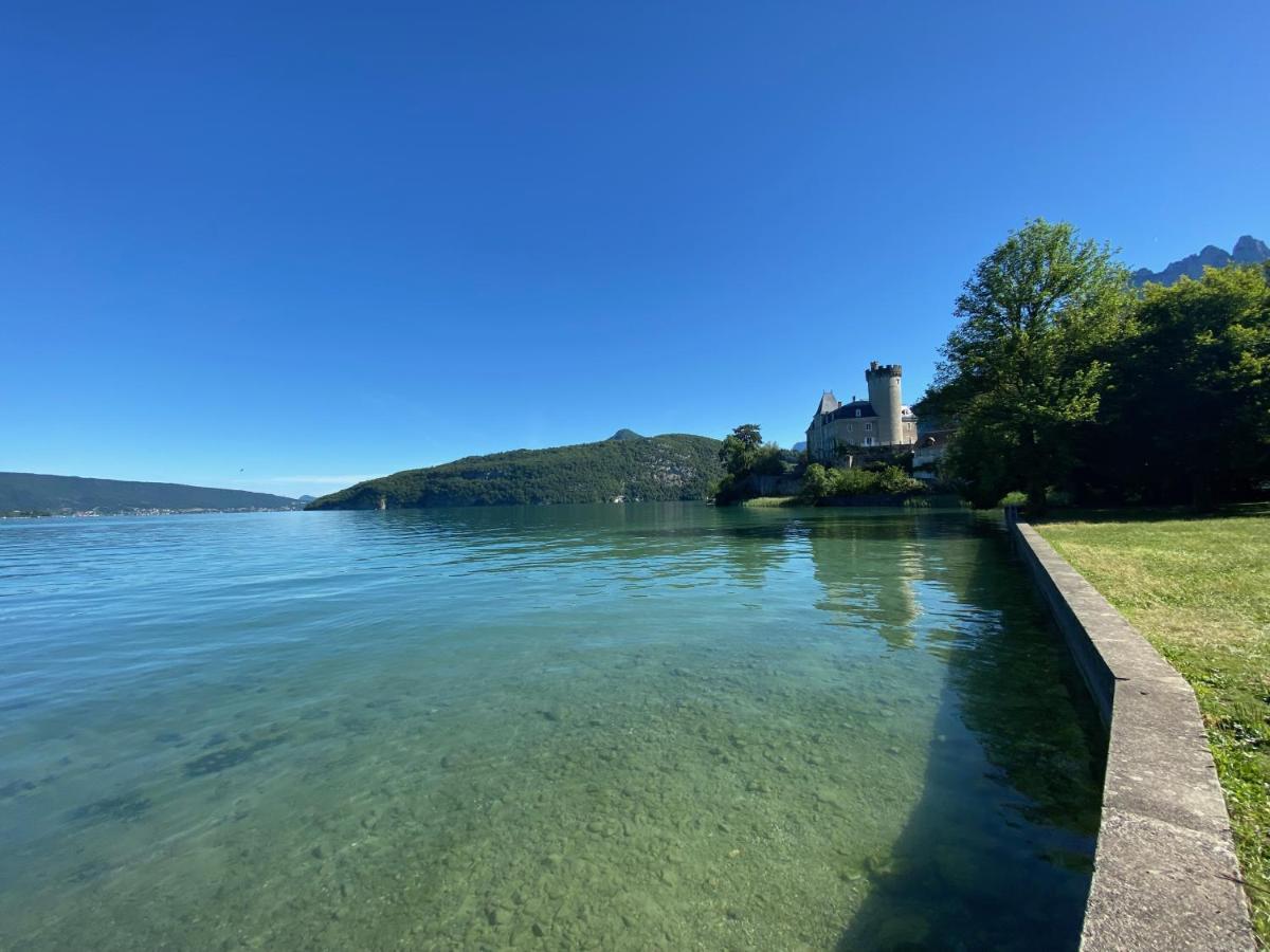 Duplex A 120 M Du Lac D'Annecy Duingt Eksteriør billede