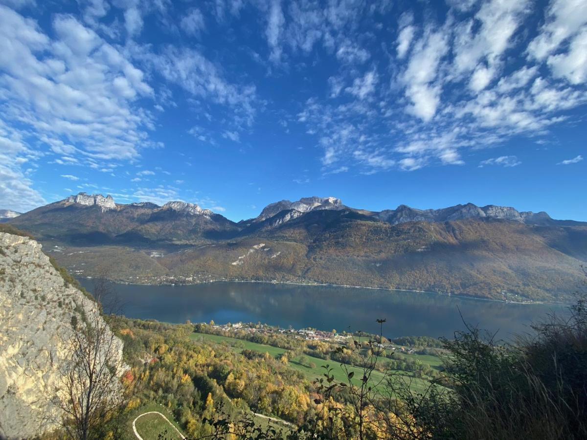 Duplex A 120 M Du Lac D'Annecy Duingt Eksteriør billede